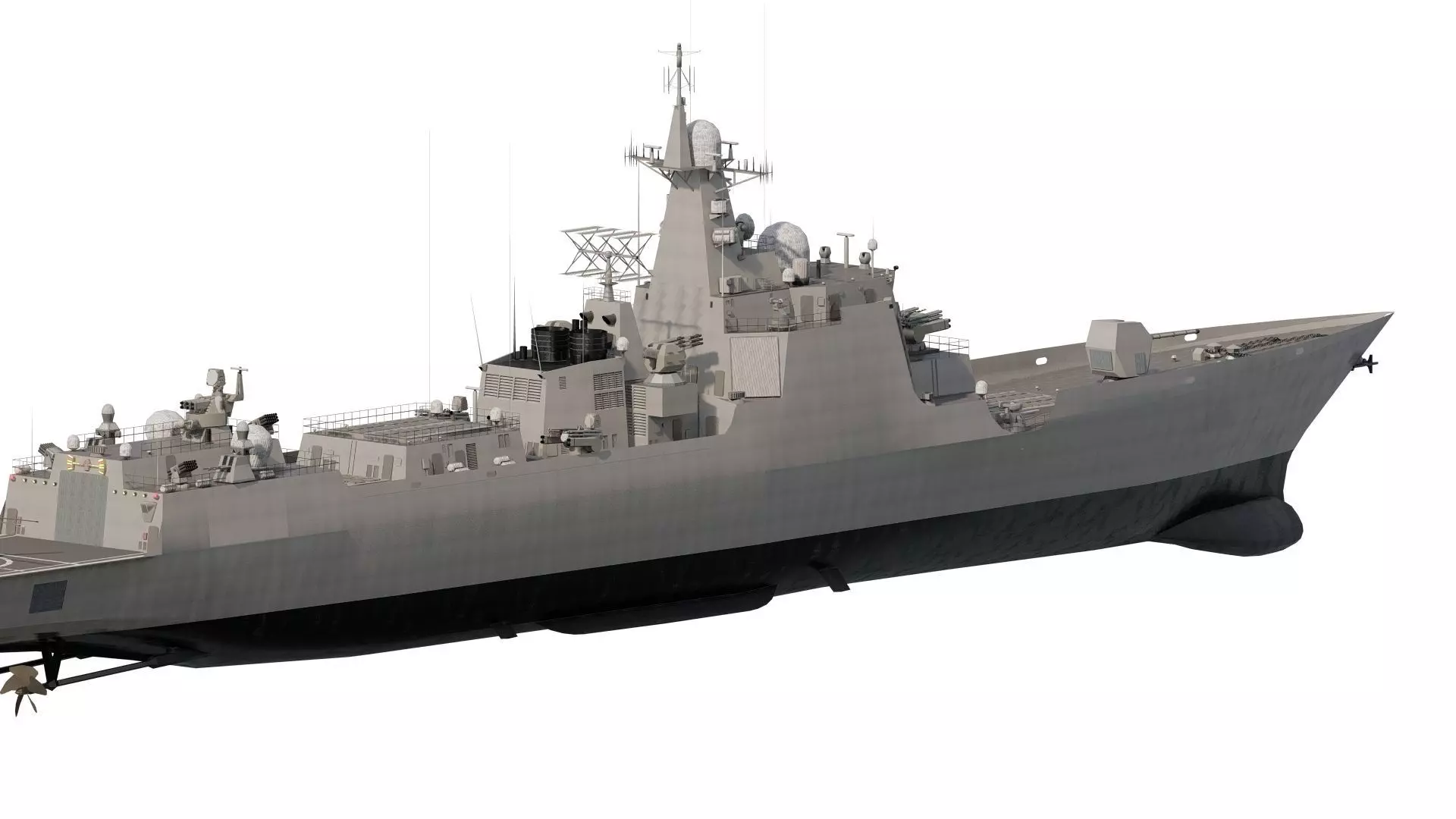 HELENIC COAST DESTROYER 3D model_4