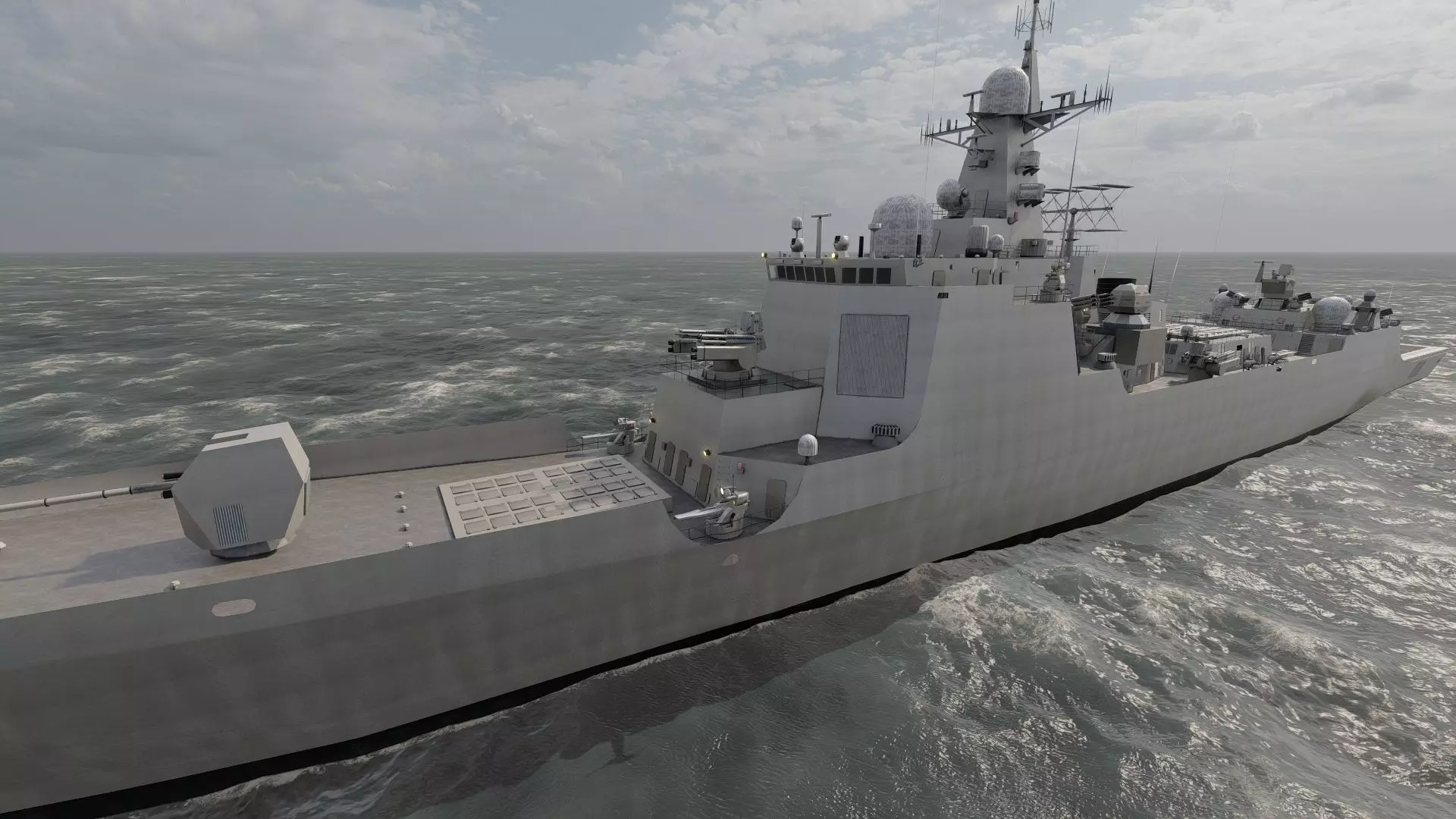 HELENIC COAST DESTROYER 3D model_8