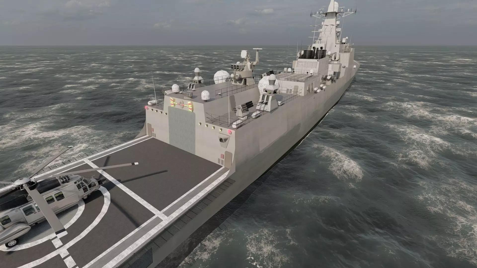 HELENIC COAST DESTROYER 3D model_15