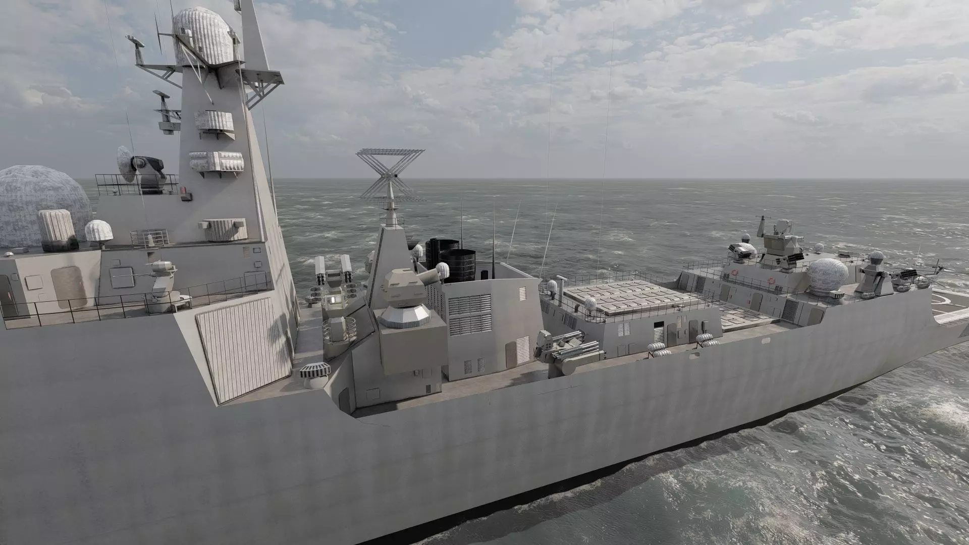 HELENIC COAST DESTROYER 3D model_10