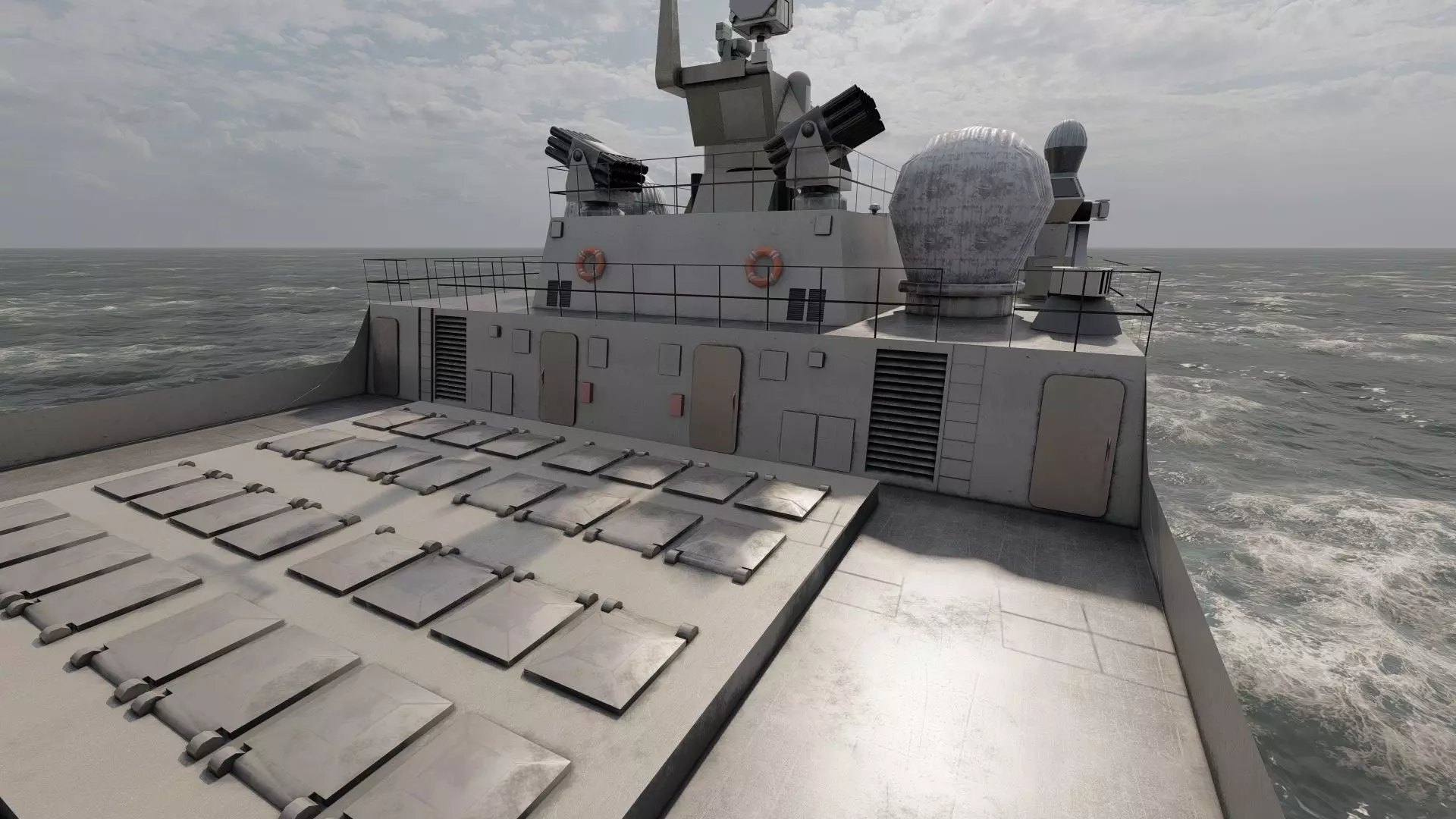 HELENIC COAST DESTROYER 3D model_28