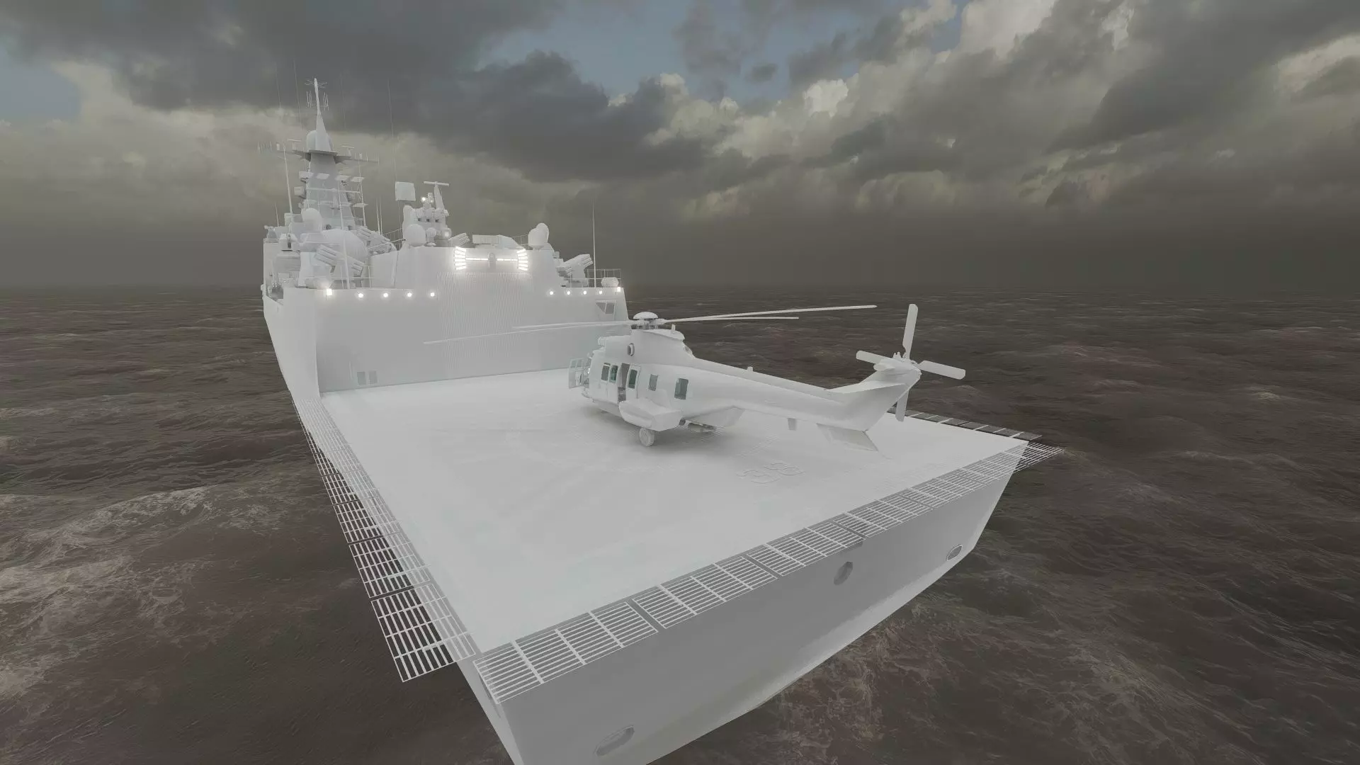 HELENIC COAST DESTROYER 3D model_45