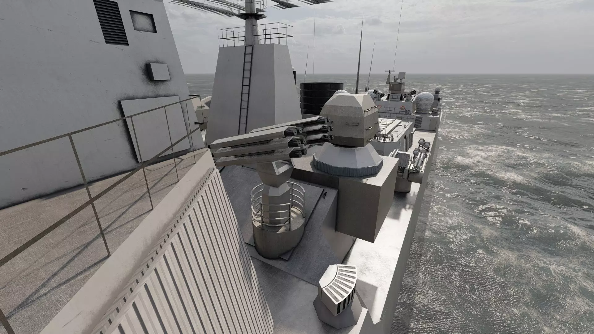 HELENIC COAST DESTROYER 3D model_23