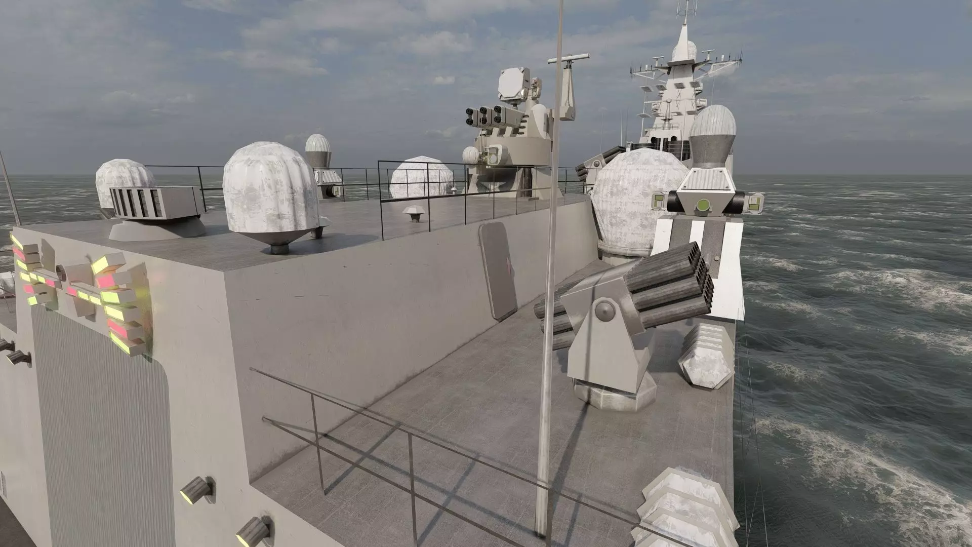 HELENIC COAST DESTROYER 3D model_35