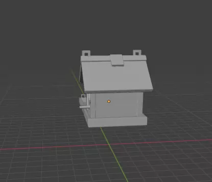 Home Shape Bird Feeder and Bird House 3D print model_3