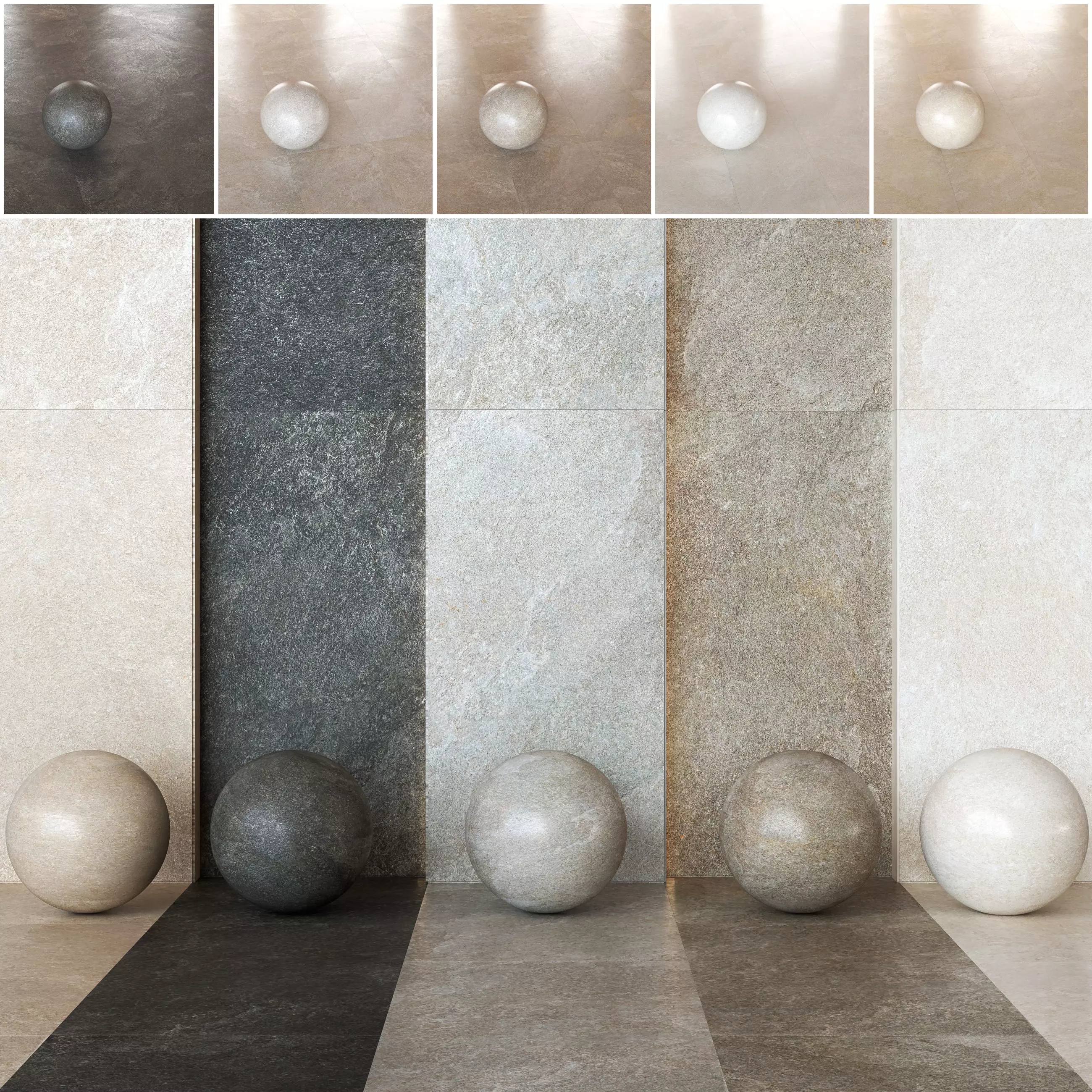 Keope Arke - Multi-Format Stone-Look Tiles -Set of 20 Texture_0