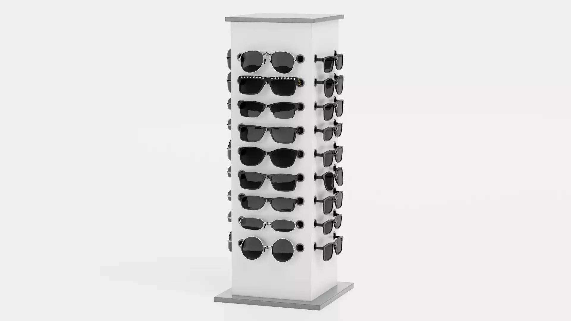 -Sunglasses on Stand V1- 3D model_0
