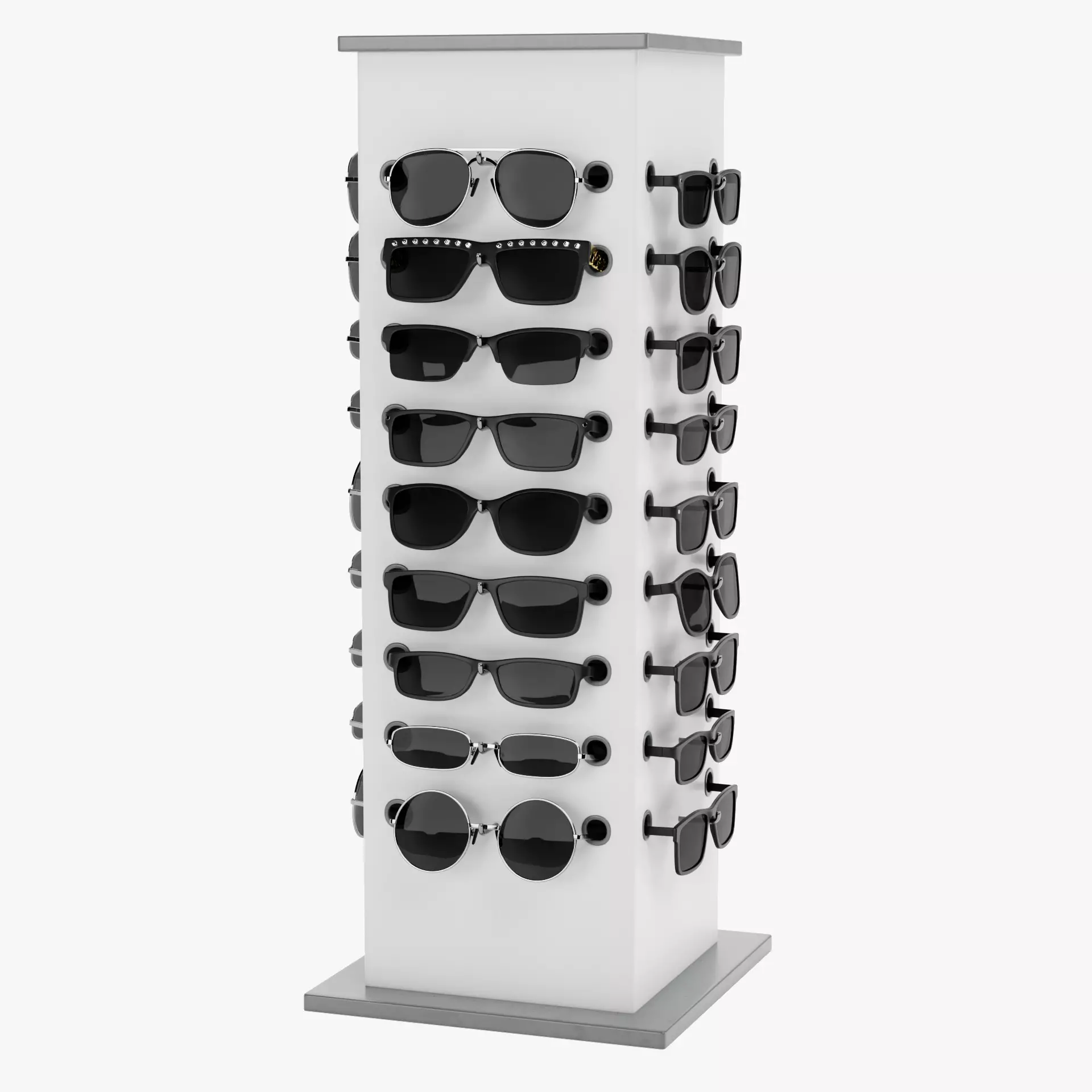 -Sunglasses on Stand V1- 3D model_14