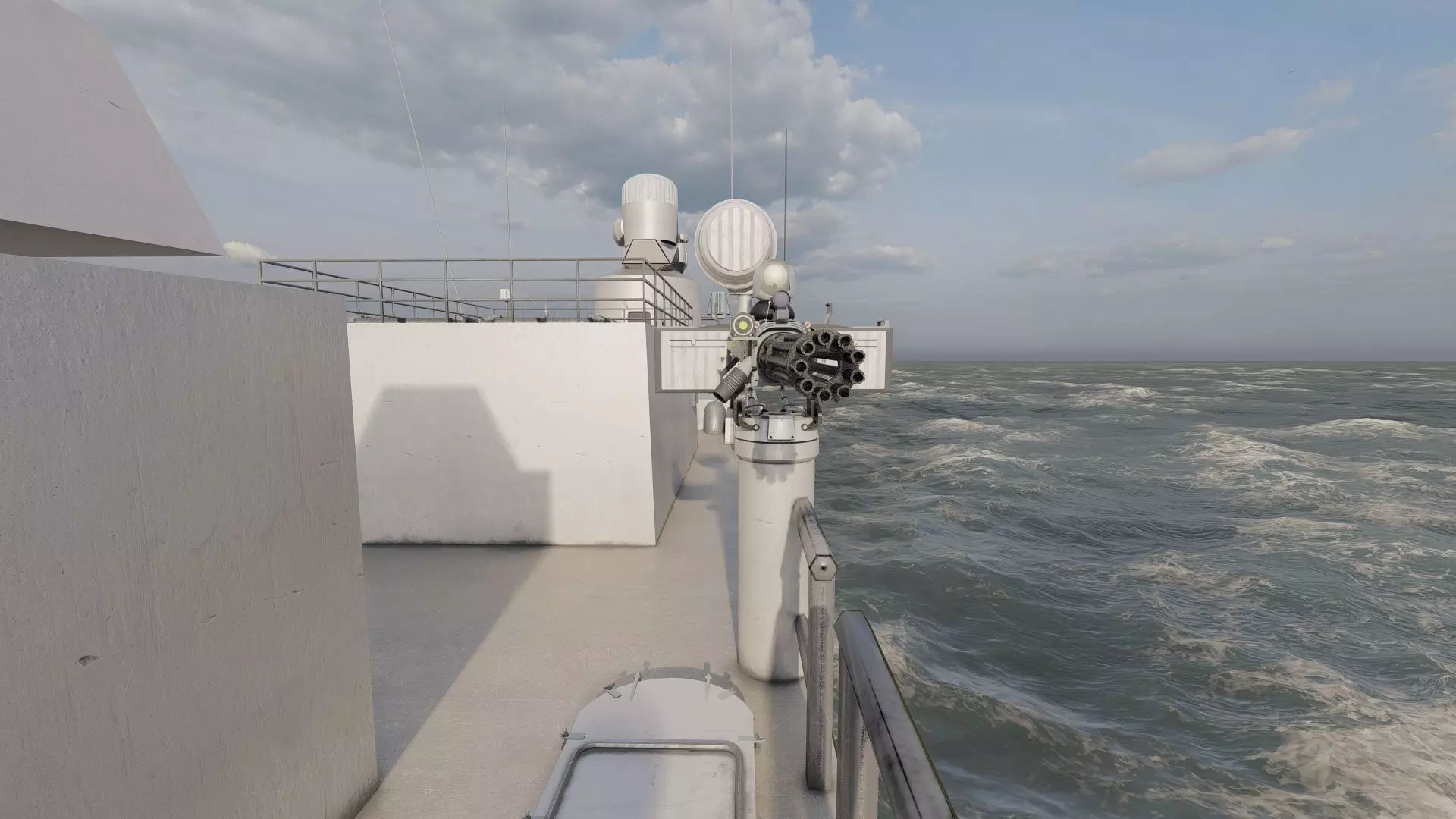 GUIDED MISSILE FAST ATTACK BOAT DESIGN 3D model_30