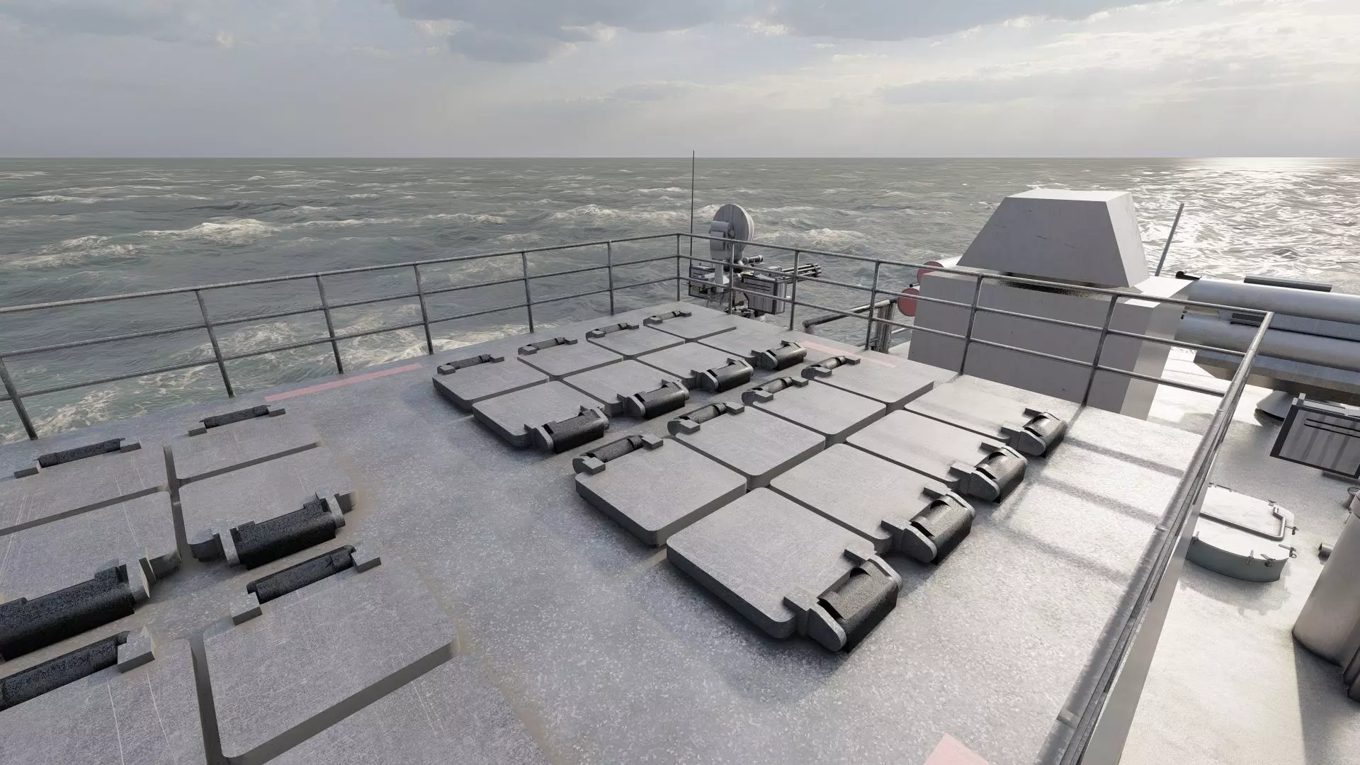 GUIDED MISSILE FAST ATTACK BOAT DESIGN 3D model_26