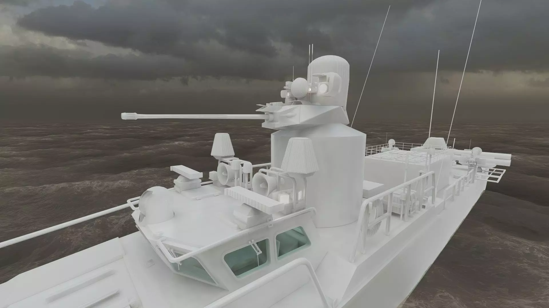 GUIDED MISSILE FAST ATTACK BOAT DESIGN 3D model_41