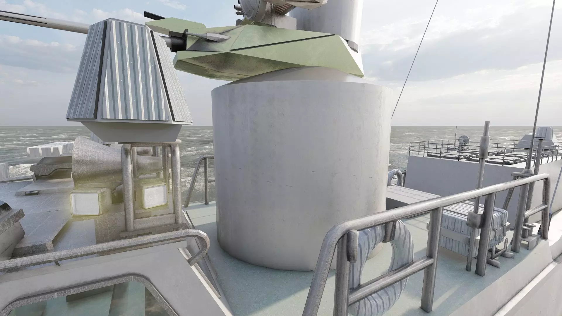 GUIDED MISSILE FAST ATTACK BOAT DESIGN 3D model_22