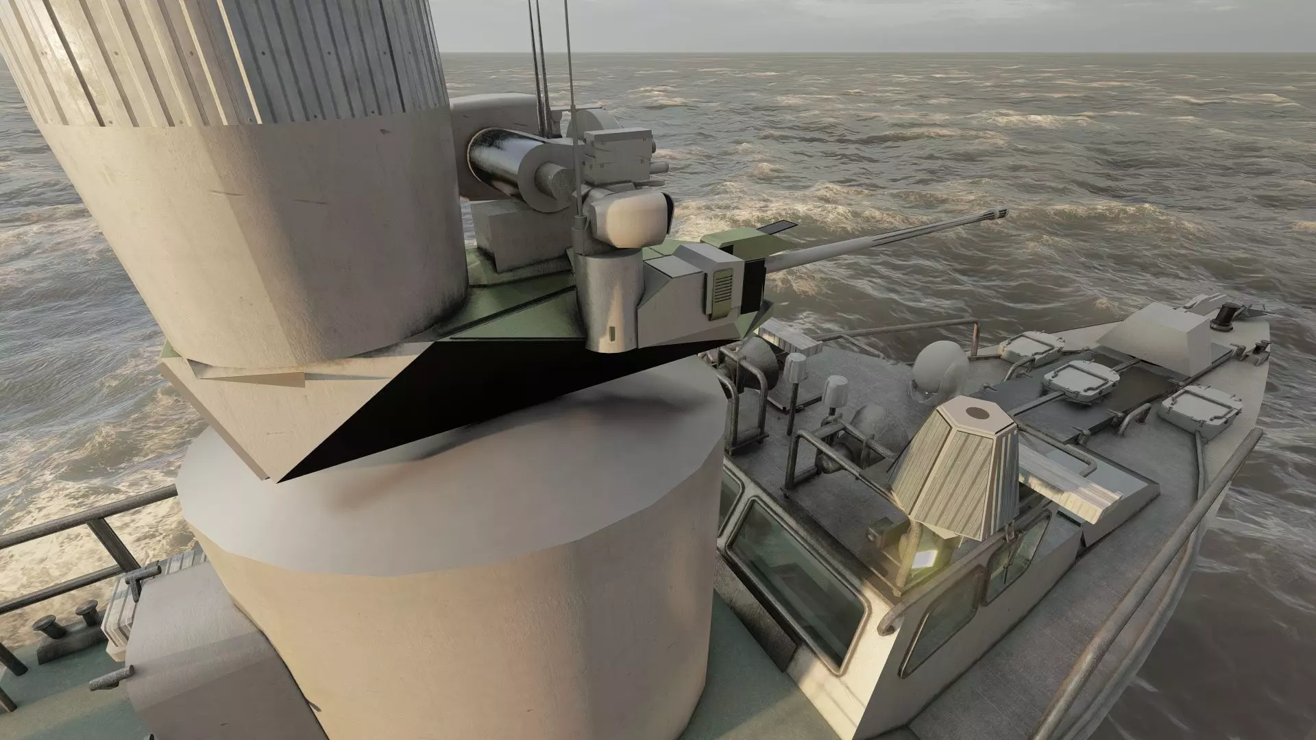 GUIDED MISSILE FAST ATTACK BOAT DESIGN 3D model_34