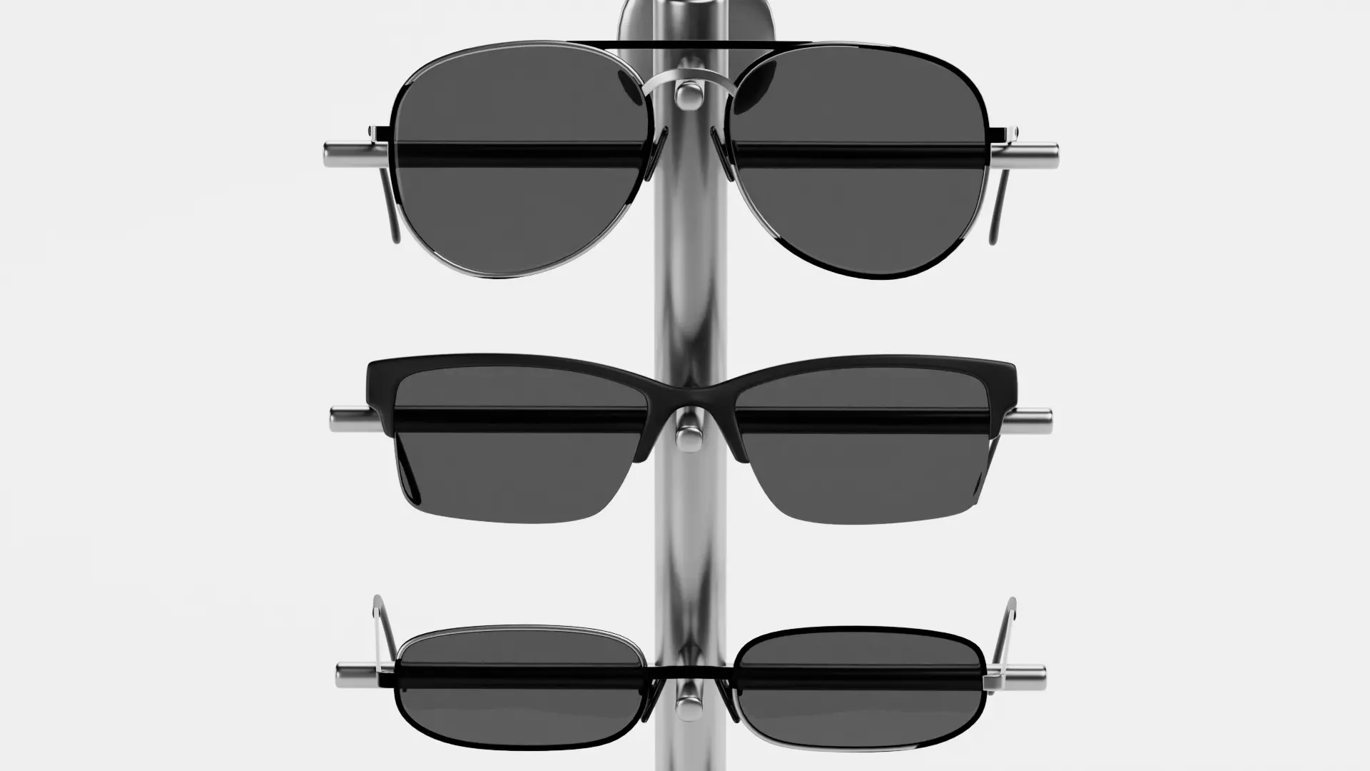 -Sunglasses on Stand V5- 3D model_7