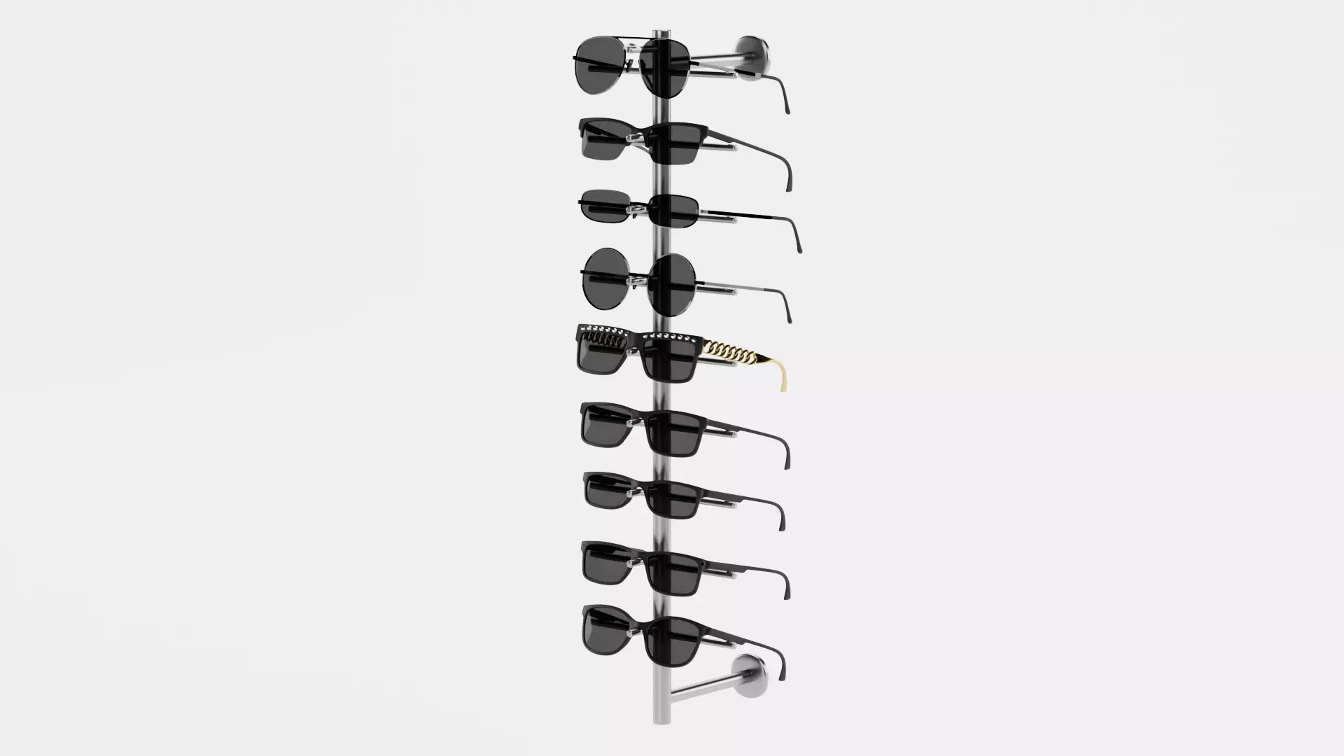 -Sunglasses on Stand V5- 3D model_0