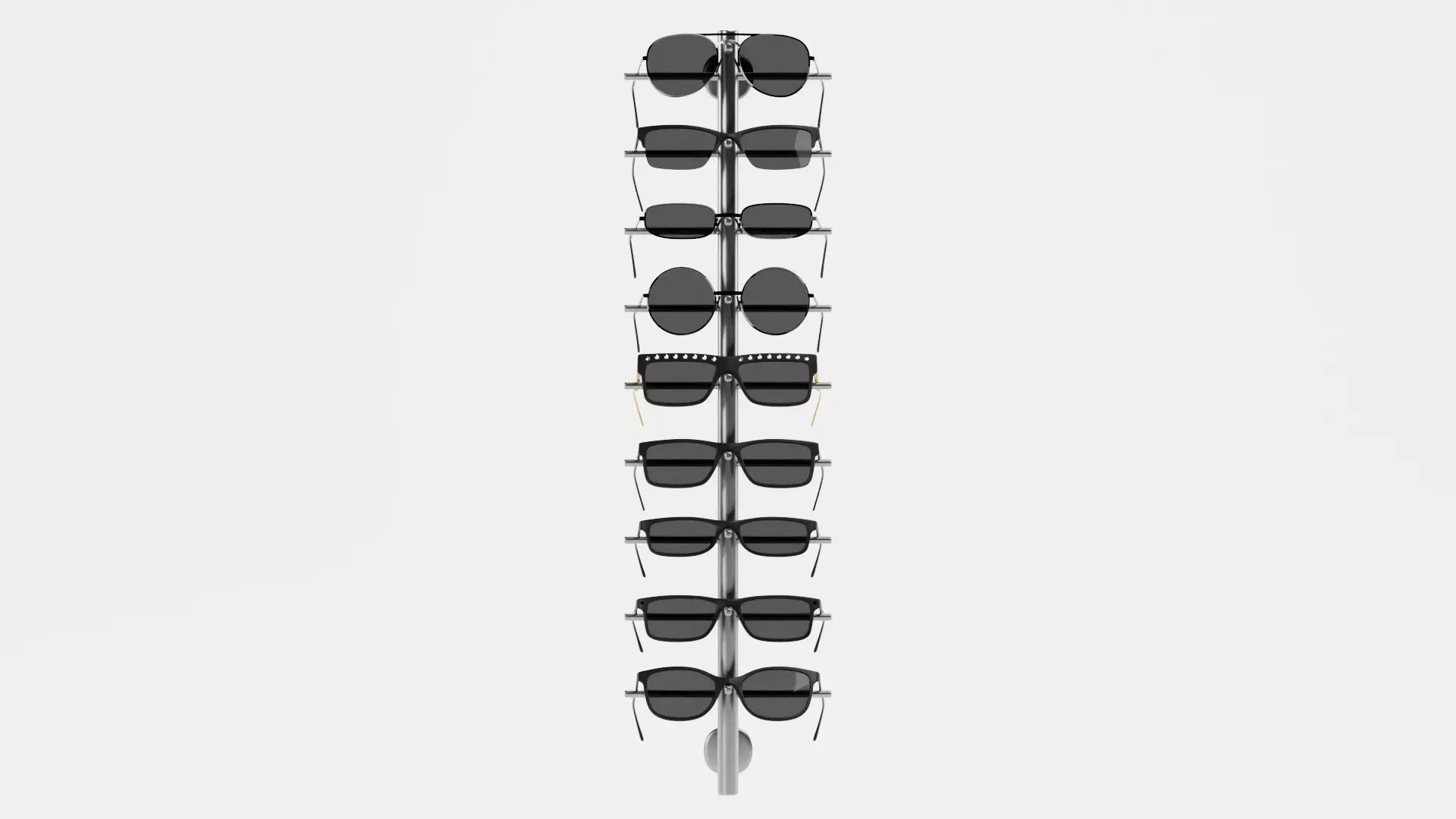 -Sunglasses on Stand V5- 3D model_1