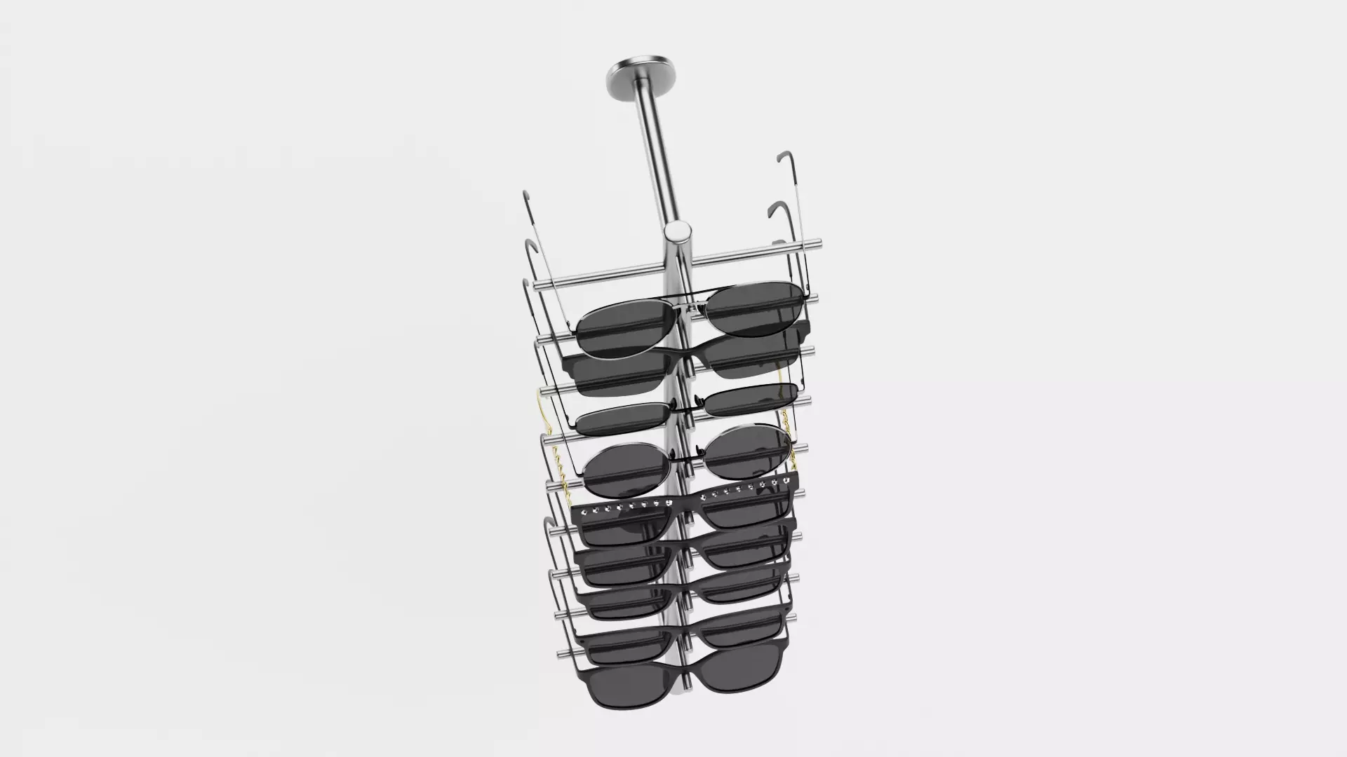 -Sunglasses on Stand V5- 3D model_4