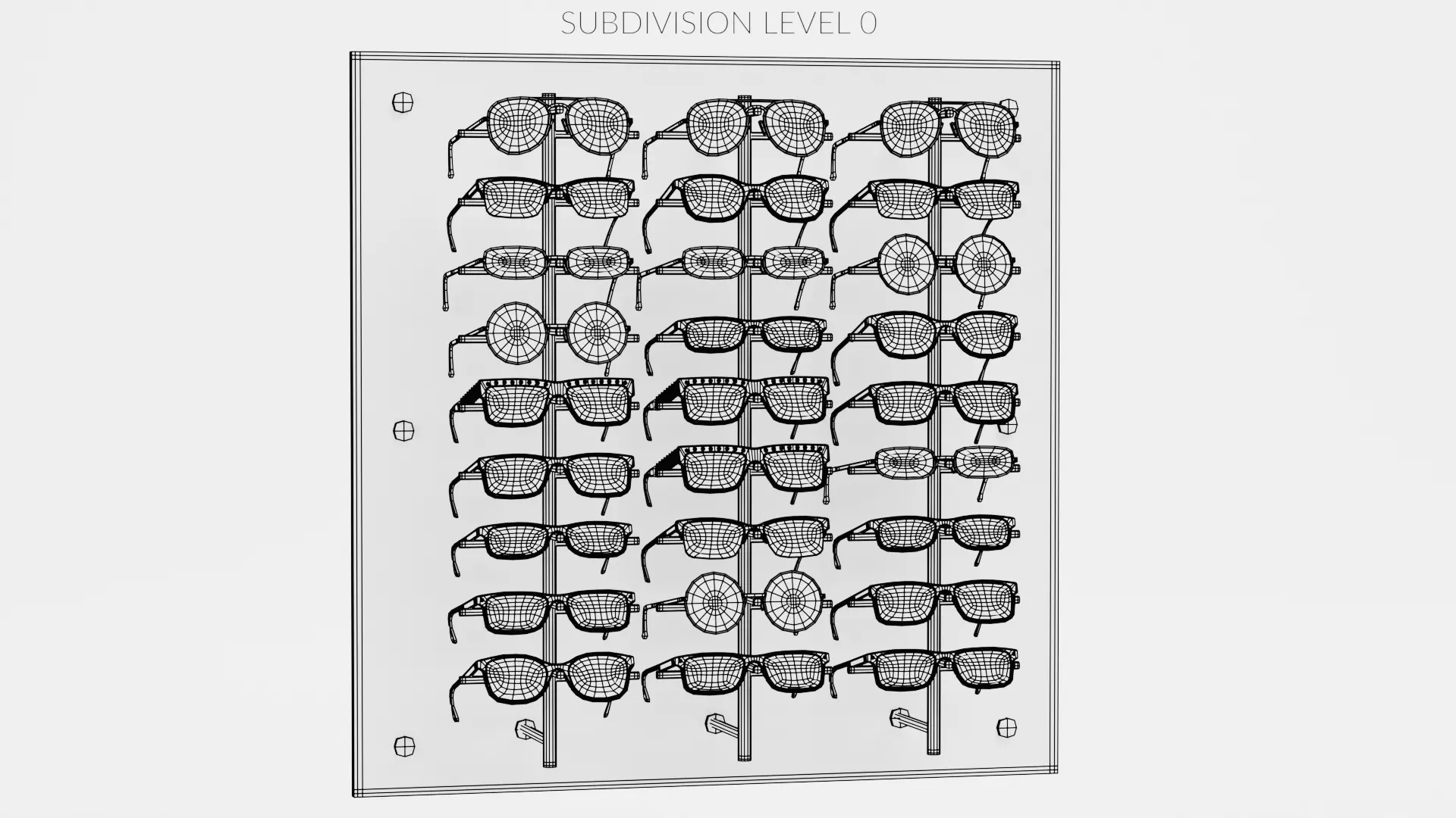-Sunlasses on Stand V6- 3D model_9