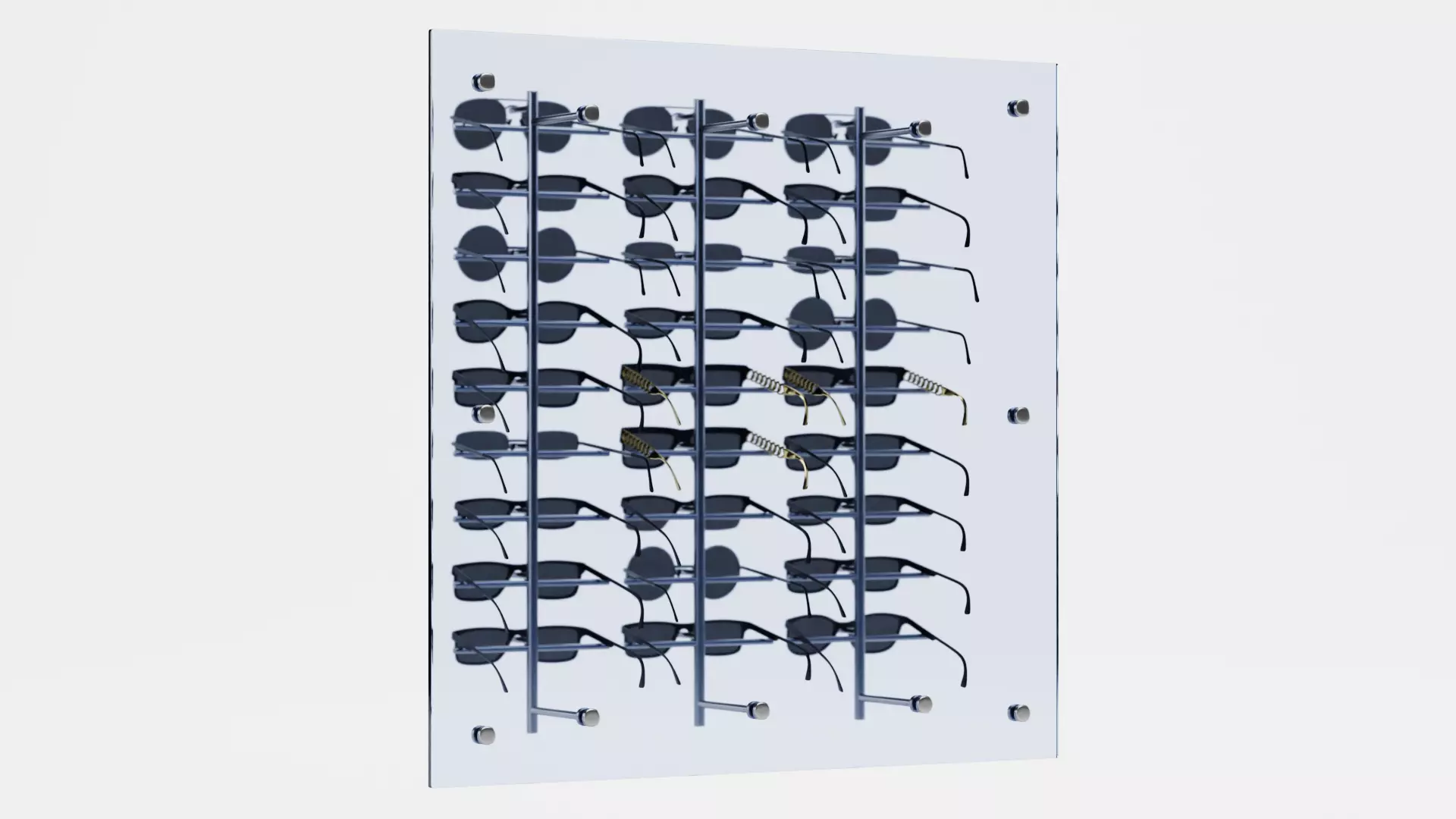 -Sunlasses on Stand V6- 3D model_4