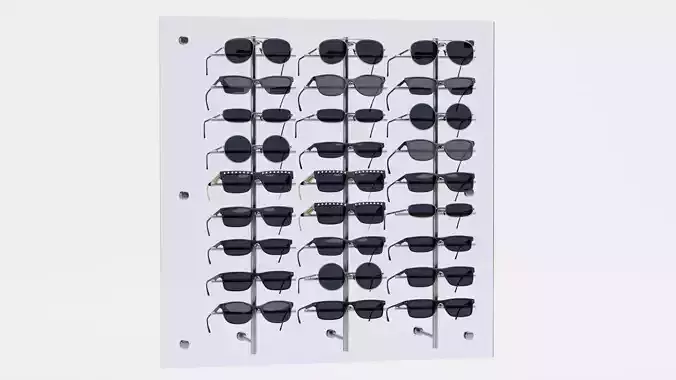 -Sunlasses on Stand V6-