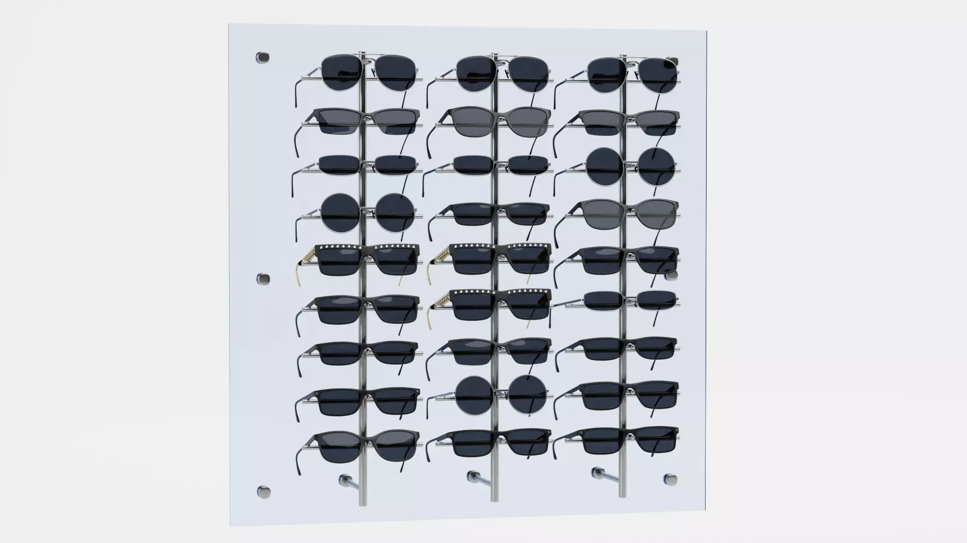 -Sunlasses on Stand V6- 3D model_0