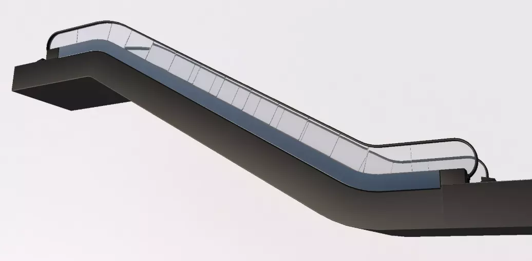 Airport Collection X-Ray Machine With Metal Detector 3D model_3