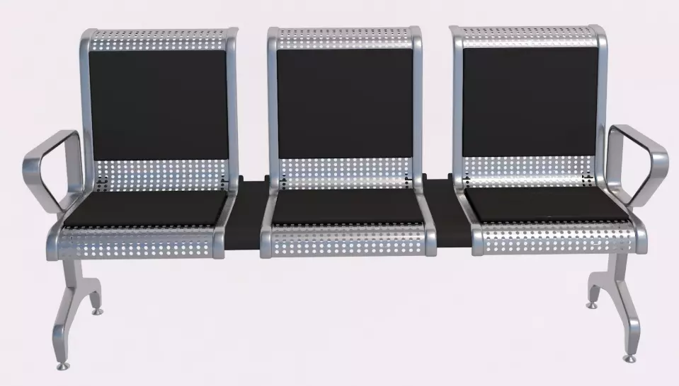 Airport Collection X-Ray Machine With Metal Detector 3D model_2