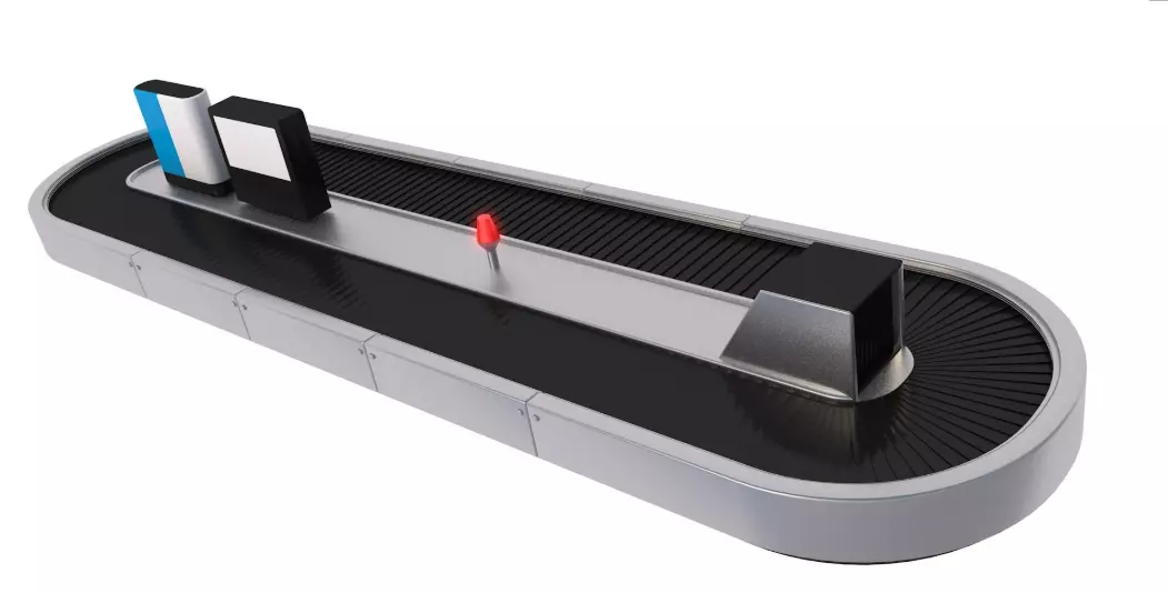 Airport Collection X-Ray Machine With Metal Detector 3D model_9