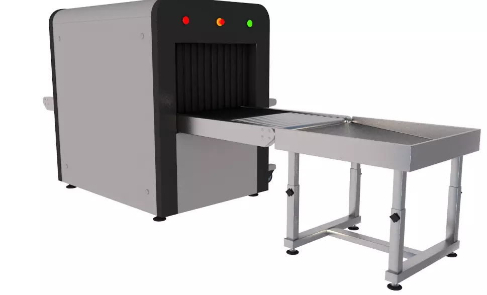 Airport Collection X-Ray Machine With Metal Detector 3D model_8