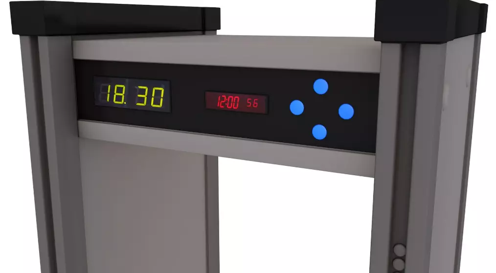 Airport Collection X-Ray Machine With Metal Detector 3D model_17