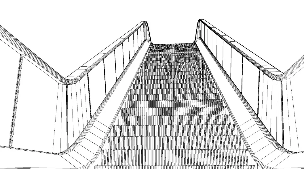 Airport Collection X-Ray Machine With Metal Detector 3D model_24