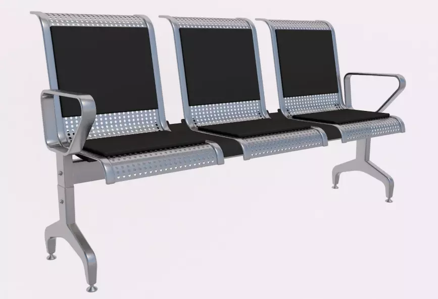 Airport Collection X-Ray Machine With Metal Detector 3D model_13