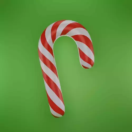 Stylized Christmas Candy Cane
