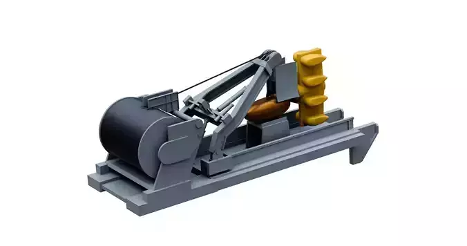 CAPTAS-4 towed array sonar  3D model