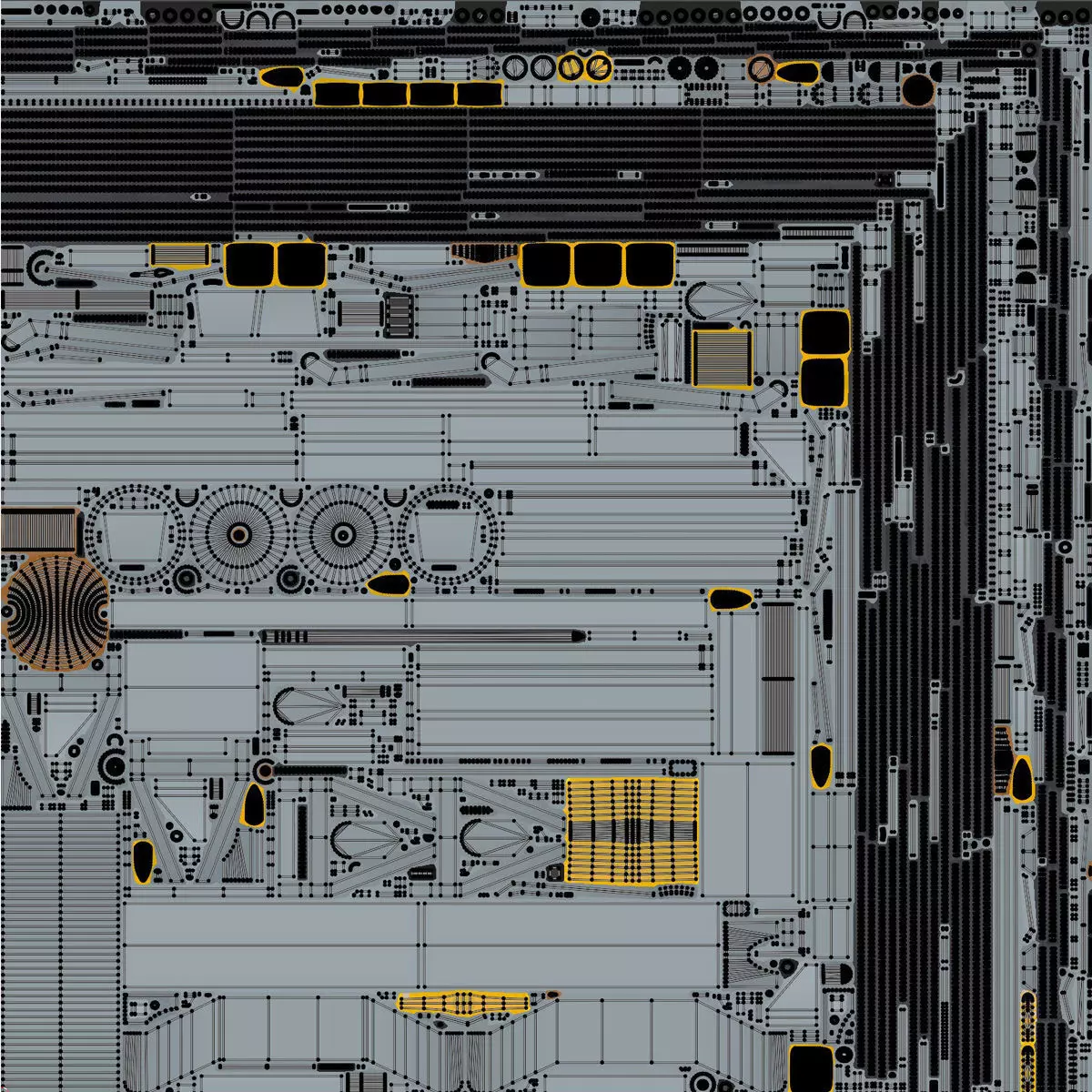 CAPTAS-4 towed array sonar  3D model_10