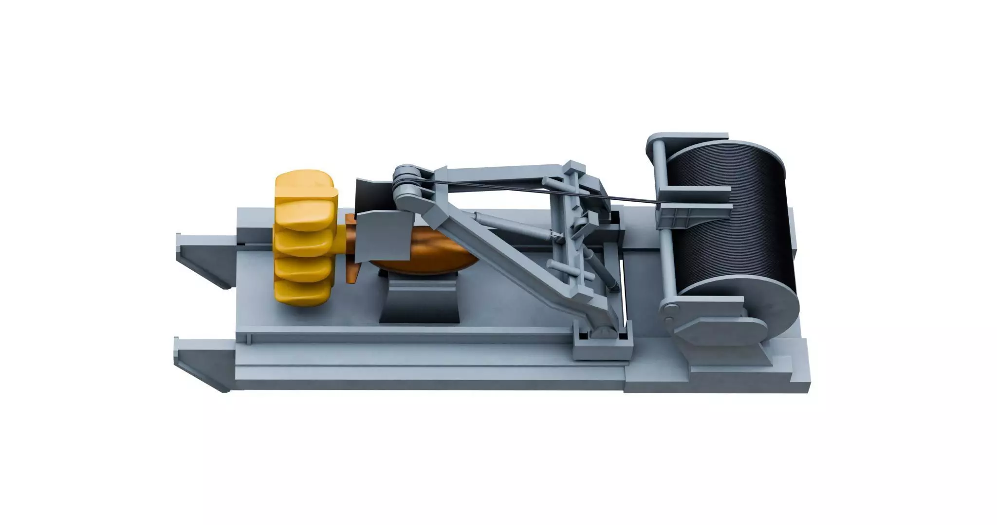 CAPTAS-4 towed array sonar  3D model_4