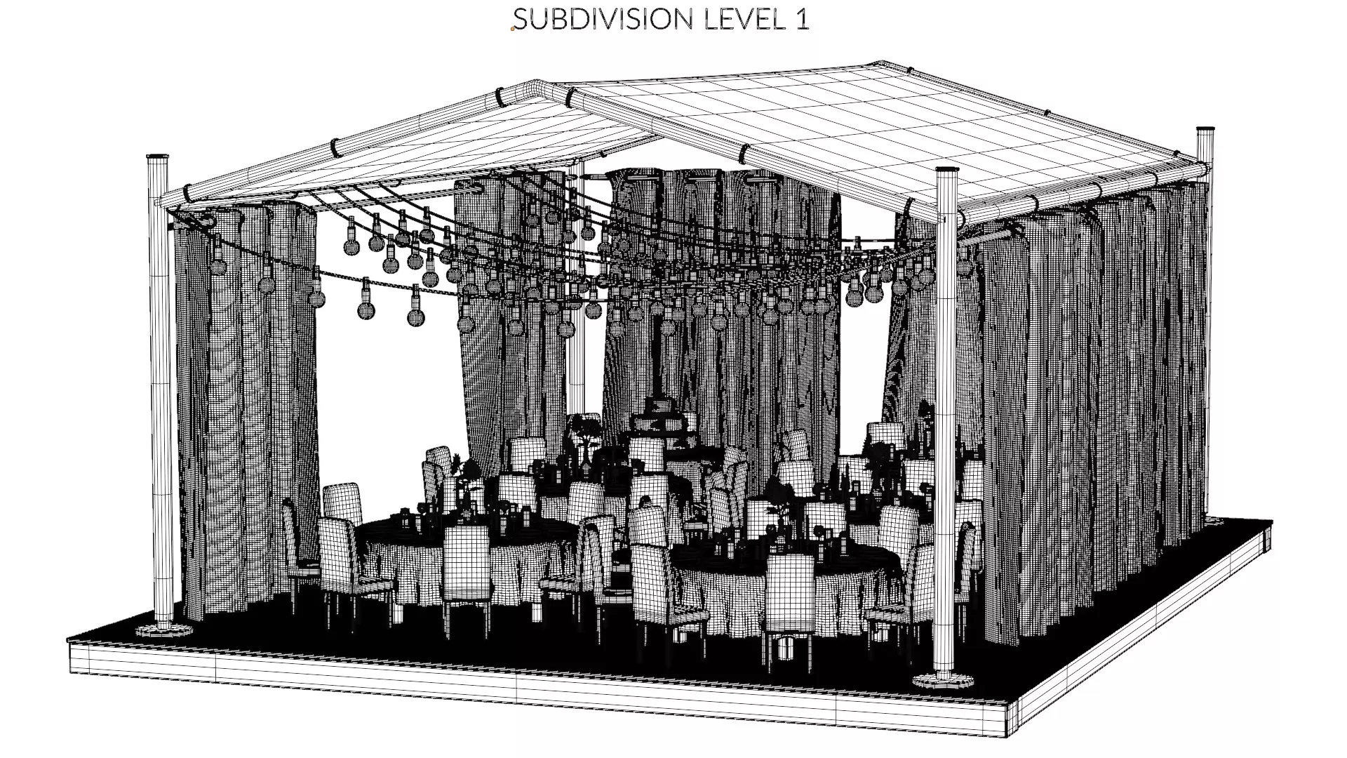 -Wedding Gazebo- 3D model_20