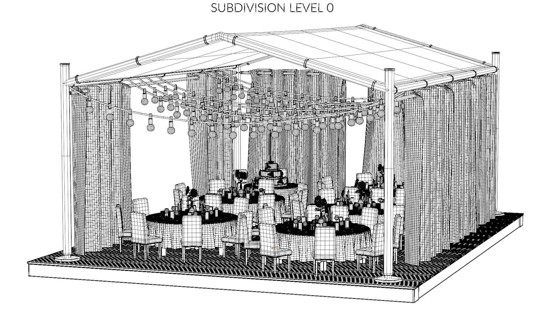 -Wedding Gazebo- 3D model_19
