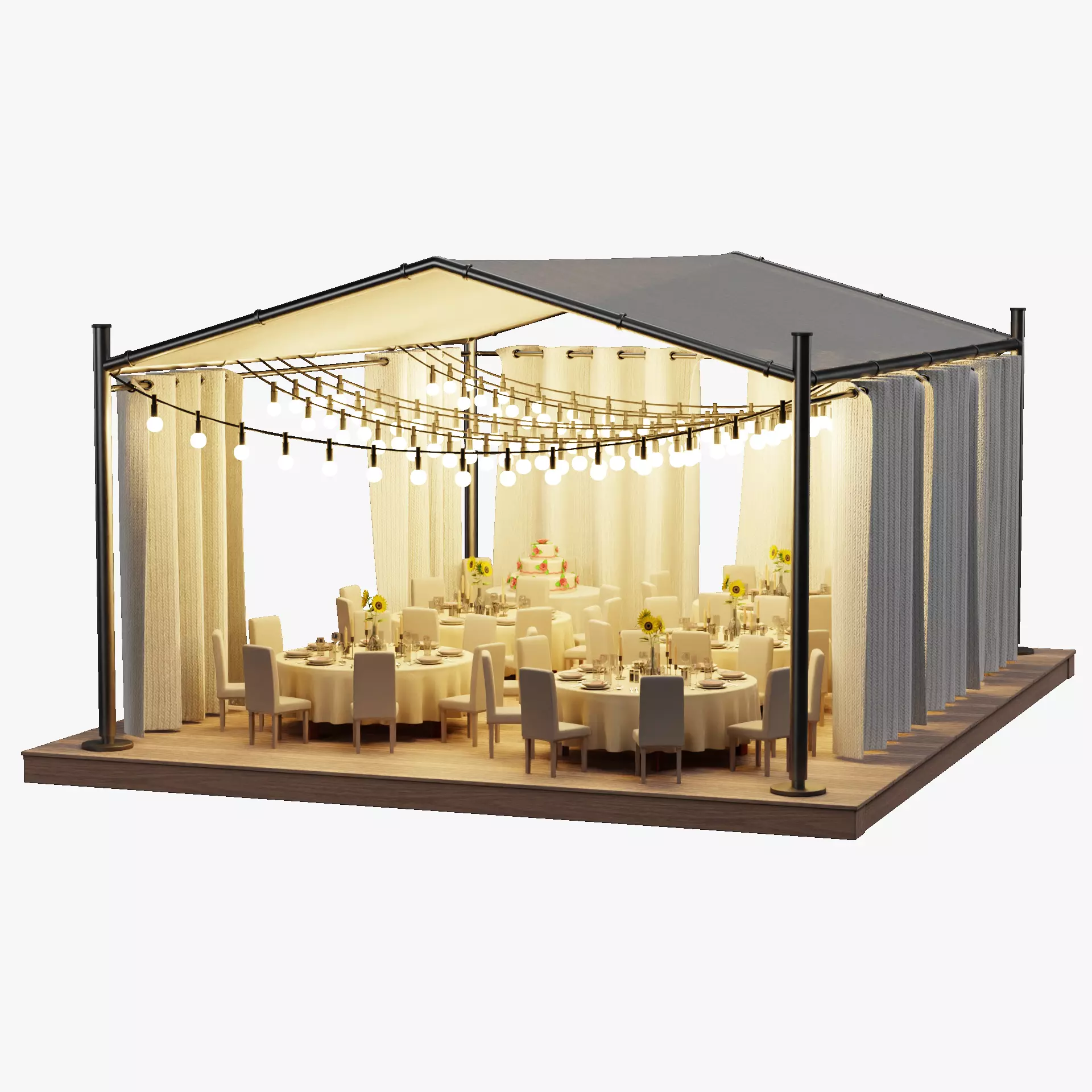 -Wedding Gazebo- 3D model_21