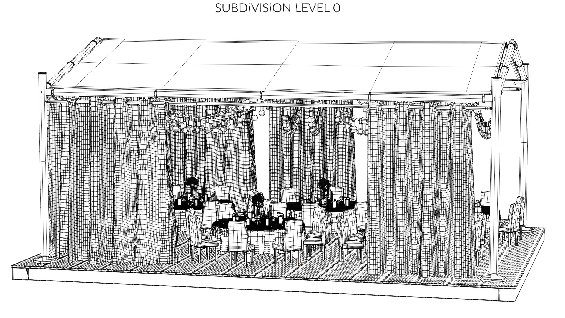 -Wedding Gazebo- 3D model_17