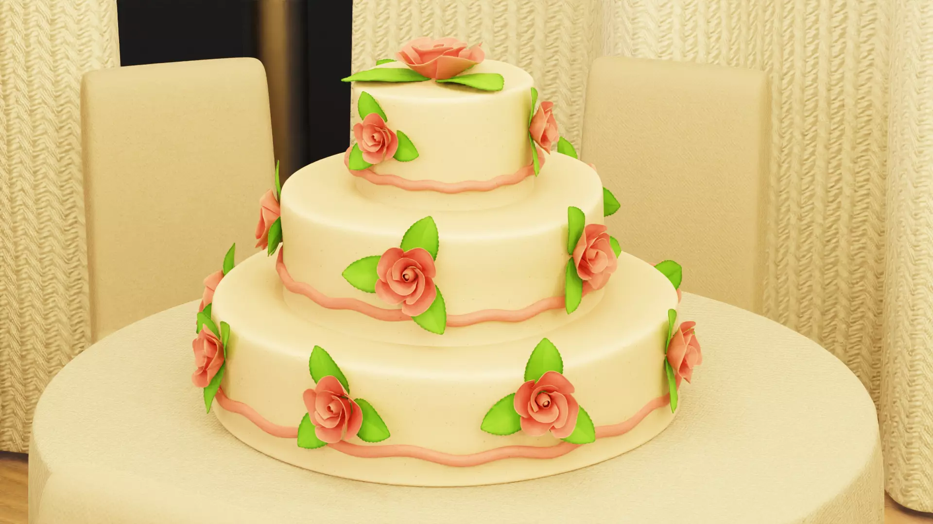 -Wedding Gazebo- 3D model_8