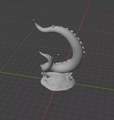 Octopus Hand Headset Holder 3D print model_3