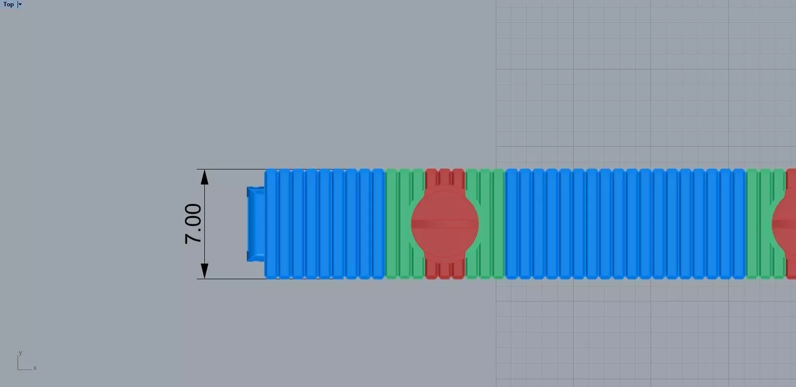 Love Unlimited Bracelet flexible 3D print model_5