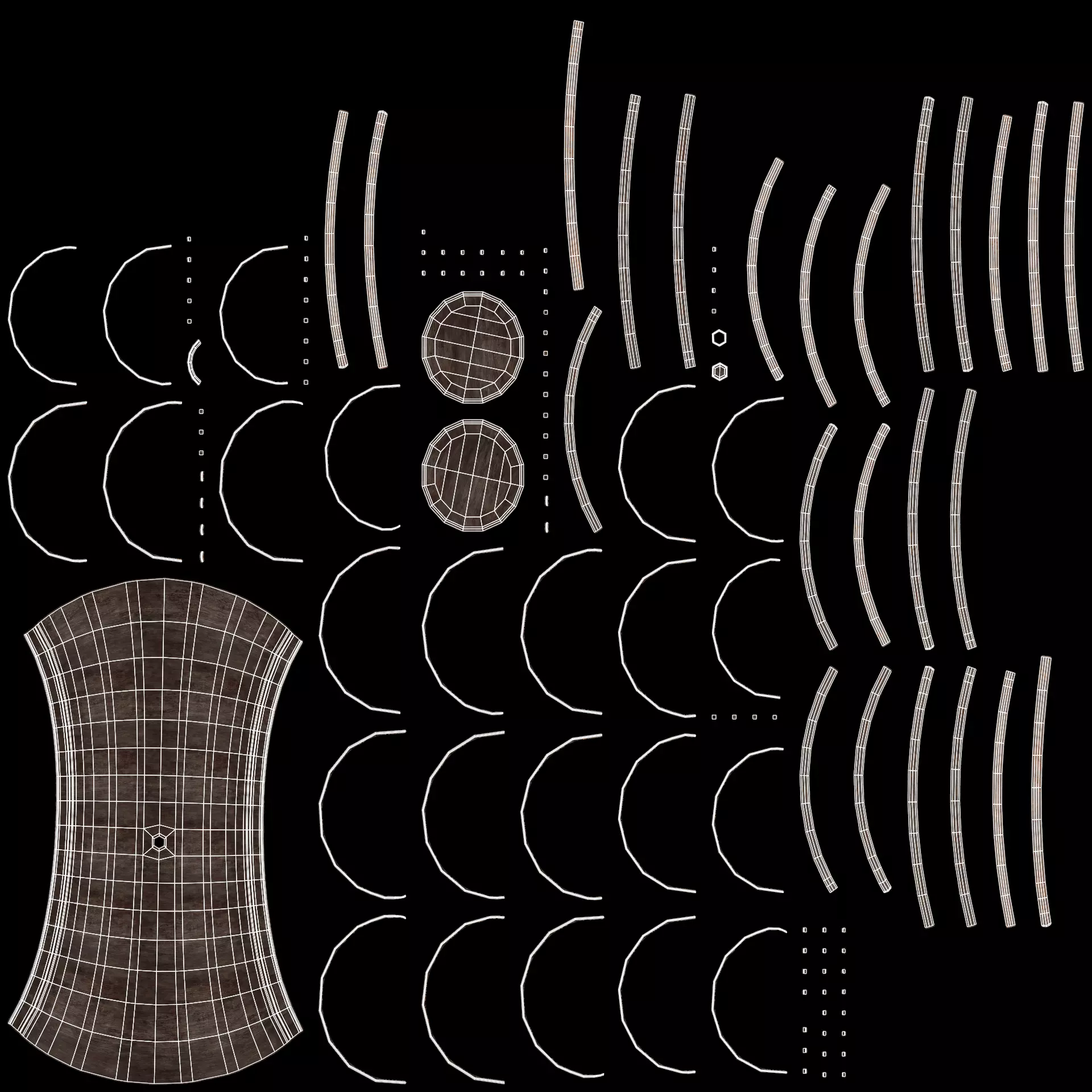 -Wine Barrel V3- Low-poly 3D model_6