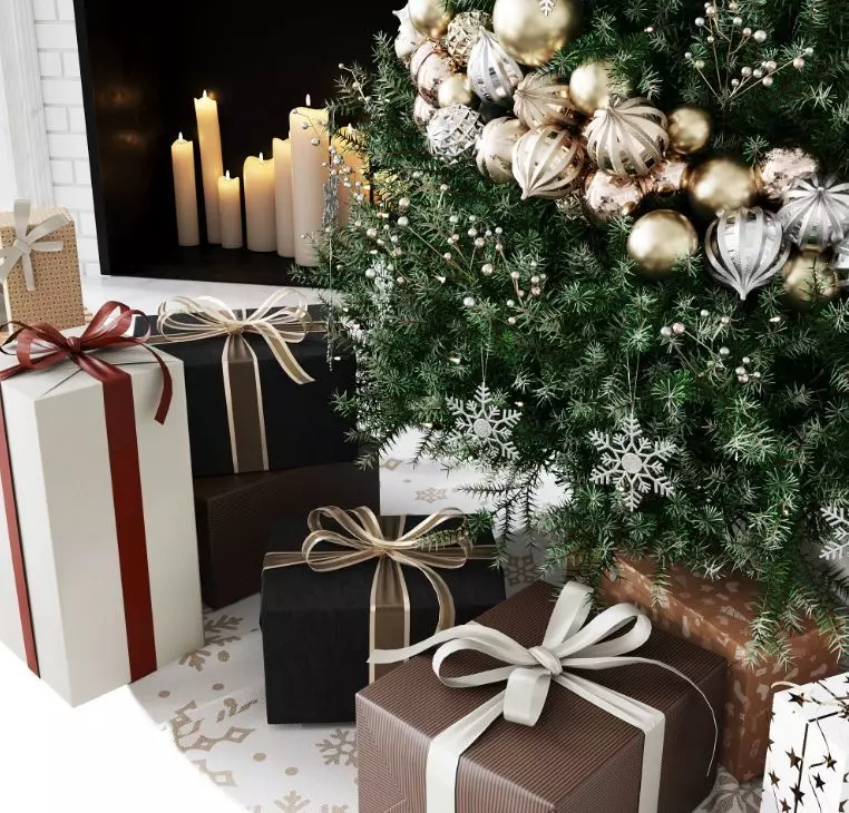 Christmas Decorative set sk 1 3D model_2