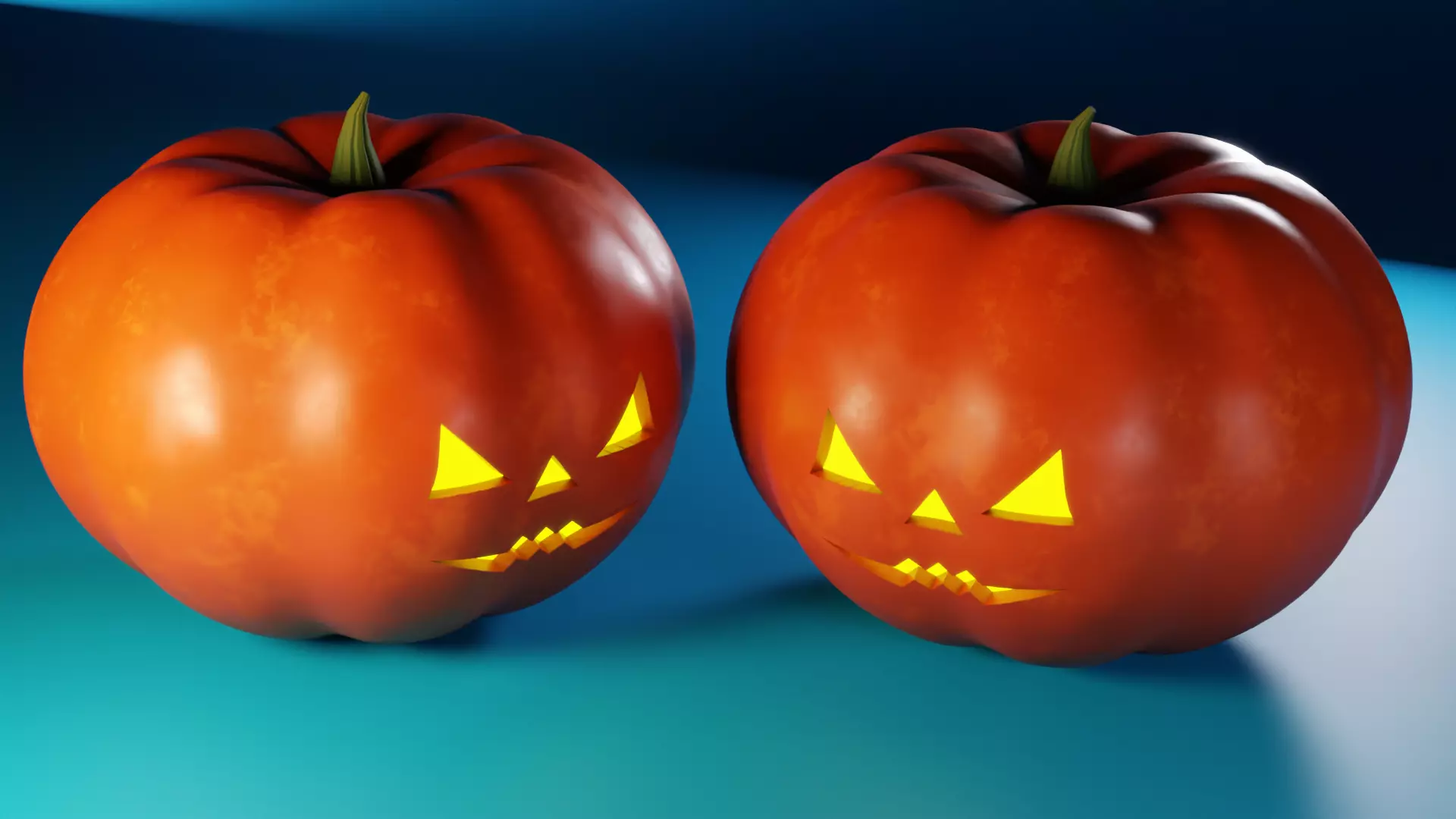 Pumpkin 3D model_2