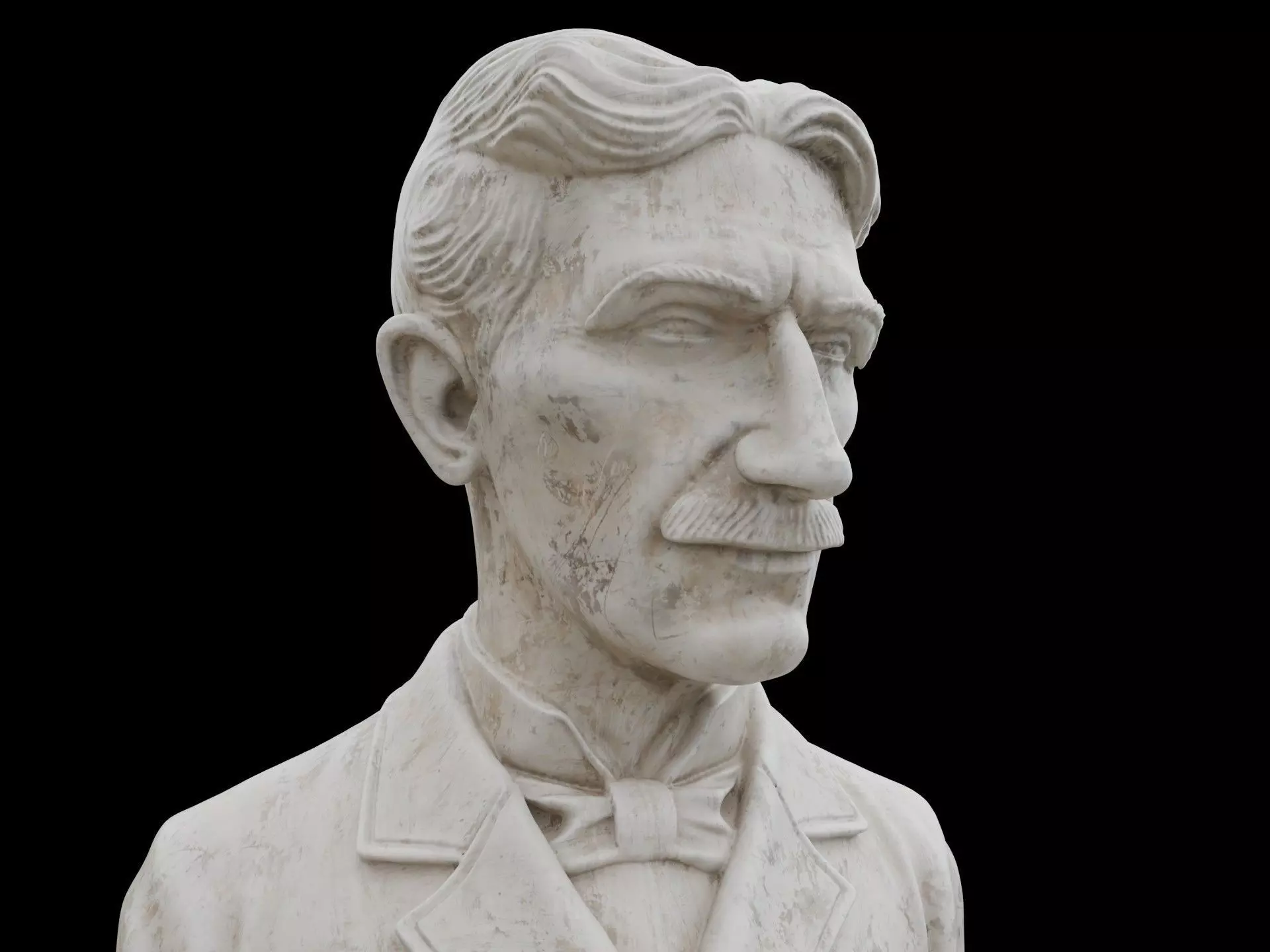 Nikola Tesla 3D model_0