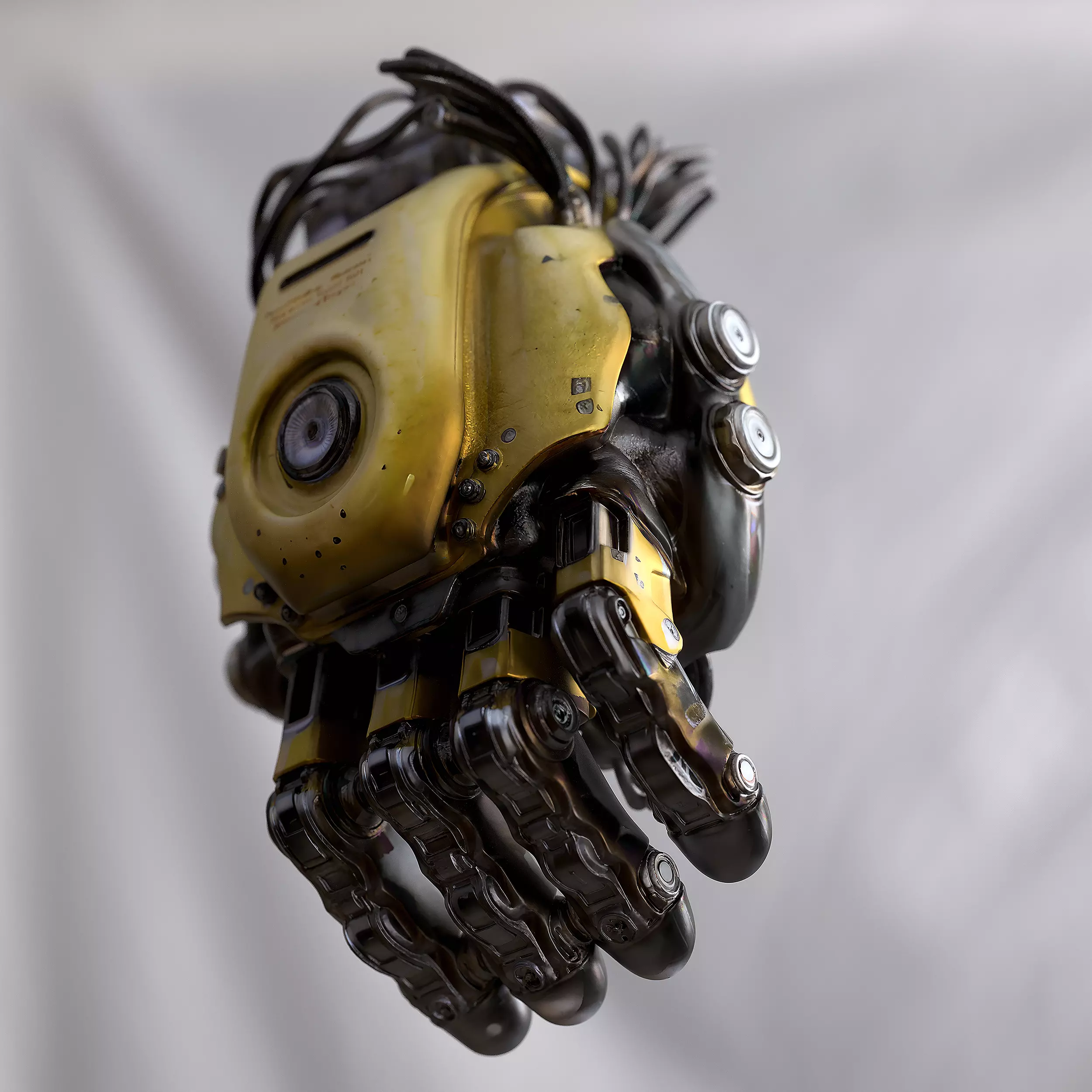 Robotic Industrial Hand 3D model_5