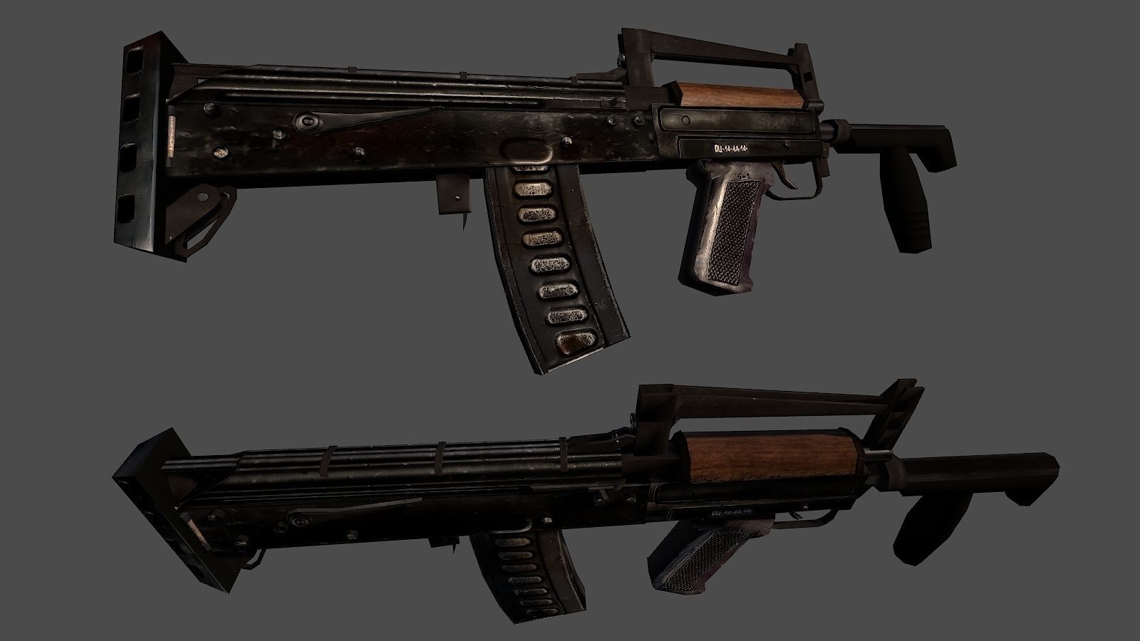 Protogenetic Subculture Lowpoly Gameready Cyberpunk Collection Low-poly 3D model_22