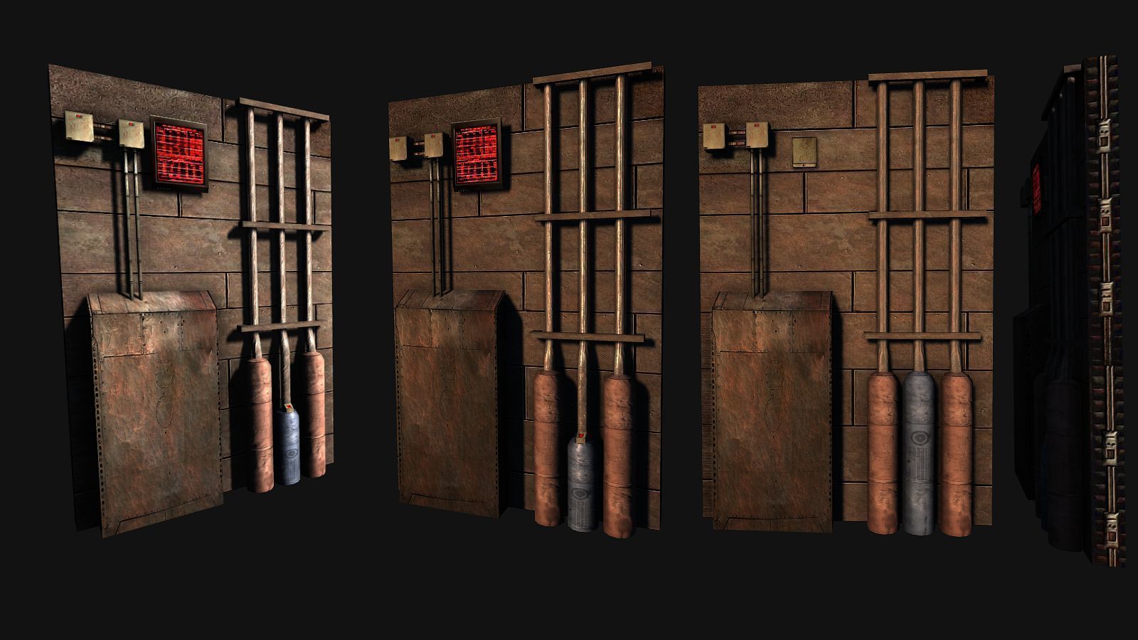 Protogenetic Subculture Lowpoly Gameready Cyberpunk Collection Low-poly 3D model_14